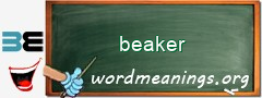 WordMeaning blackboard for beaker